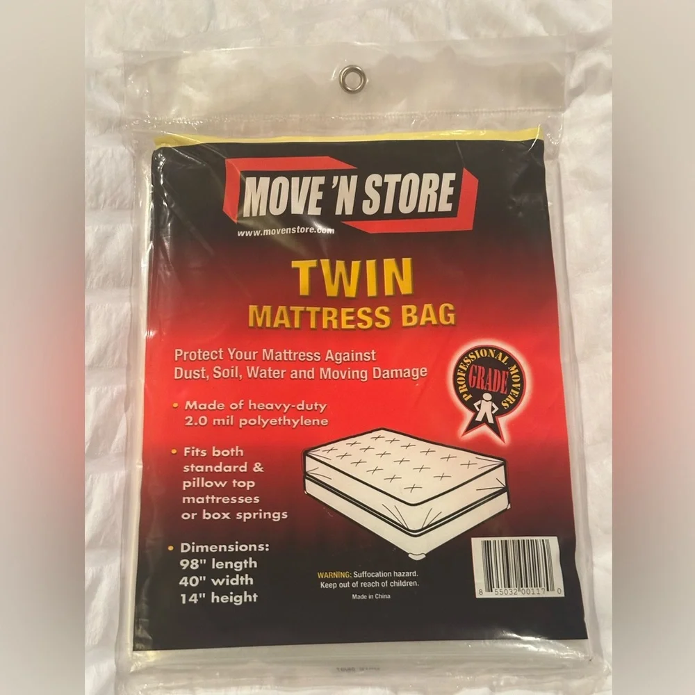 Twin Mattress Bag Cover Pillow Top Fit Standard mattress or Box Spring 98x40x14